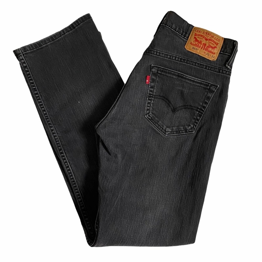 Vintage Levi's 569 Black Loose Straight Fit Jeans